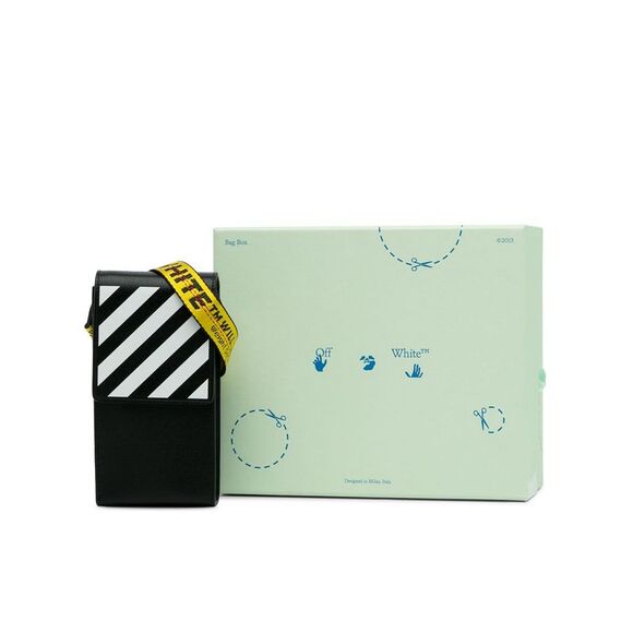 Pre Loved Off-White Binder Diagonal Phone Holder - Picture 10 of 10